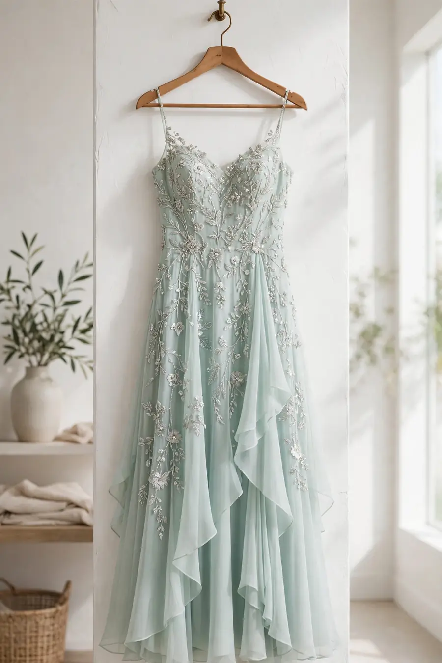 Mint Chiffon Formal