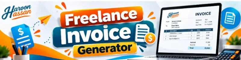 Freelancer Invoice Generator banner